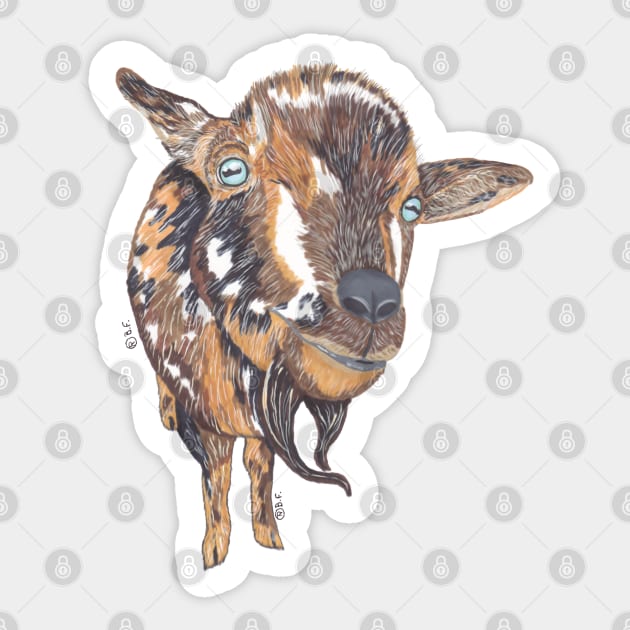 WEST AFRICAN DWARF GOAT Sticker by BeritValk